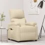 Cream Fabric Electric Recliner by vidaXL, Armchairs - Ref: Foro24-3073822, Price: 224,01 €, Discount: %