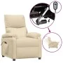 Power-Liegestuhl aus cremefarbenem Stoff von vidaXL, Sessel - Ref: Foro24-3073822, Preis: 223,90 €, Rabatt: %