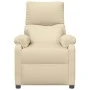 Cream Fabric Electric Recliner by vidaXL, Armchairs - Ref: Foro24-3073822, Price: 224,01 €, Discount: %