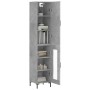 Sideboard aus grauem Betonsperrholz 34,5x34x180 cm von vidaXL, Sideboards - Ref: Foro24-3199045, Preis: 98,55 €, Rabatt: %