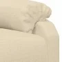 Power-Liegestuhl aus cremefarbenem Stoff von vidaXL, Sessel - Ref: Foro24-3073822, Preis: 223,90 €, Rabatt: %