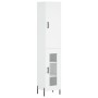 Aparador alto madera contrachapada blanco 34,5x34x180 cm de vidaXL, Aparadores - Ref: Foro24-3199049, Precio: 114,45 €, Descu...