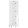 Aparador alto madera contrachapada blanco 34,5x34x180 cm de vidaXL, Aparadores - Ref: Foro24-3199049, Precio: 114,45 €, Descu...