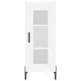 Aparador alto madera contrachapada blanco 34,5x34x180 cm de vidaXL, Aparadores - Ref: Foro24-3199049, Precio: 111,71 €, Descu...