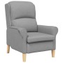 sillón Gris claro 76 x 94 x 102 cm tela