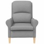 sillón Gris claro 76 x 94 x 102 cm tela