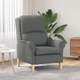 sillón Gris oscuro 76 x 94 x 102 cm tela