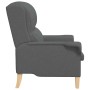 sillón Gris oscuro 76 x 94 x 102 cm tela