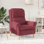 sillón Rojo vino tinto 76 x 94 x 102 cm tela