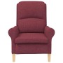 sillón Rojo vino tinto 76 x 94 x 102 cm tela