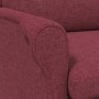 sillón Rojo vino tinto 76 x 94 x 102 cm tela