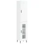 High glossy white plywood sideboard 34.5x34x180 cm by vidaXL, Sideboards - Ref: Foro24-3199059, Price: 116,92 €, Discount: %