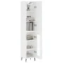 Hochglänzendes Sideboard aus weißem Sperrholz, 34,5 x 34 x 180 cm von vidaXL, Sideboards - Ref: Foro24-3199059, Preis: 115,41...