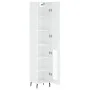 Hochglänzendes Sideboard aus weißem Sperrholz, 34,5 x 34 x 180 cm von vidaXL, Sideboards - Ref: Foro24-3199059, Preis: 115,41...