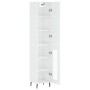 Hochglänzendes Sideboard aus weißem Sperrholz, 34,5 x 34 x 180 cm von vidaXL, Sideboards - Ref: Foro24-3199059, Preis: 116,92...