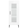 Hochglänzendes Sideboard aus weißem Sperrholz, 34,5 x 34 x 180 cm von vidaXL, Sideboards - Ref: Foro24-3199059, Preis: 116,92...