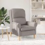 sillón Taupé 76 x 94 x 102 cm tela