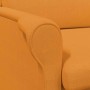 sillón Amarillo oscuro 76 x 94 x 102 cm tela
