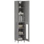Aparador alto madera contrachapada gris Sonoma 34,5x34x180 cm von vidaXL, Sideboards - Ref: Foro24-3199063, Preis: 109,72 €, ...