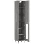 Aparador alto madera contrachapada gris Sonoma 34,5x34x180 cm von vidaXL, Sideboards - Ref: Foro24-3199063, Preis: 109,72 €, ...