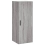 Aparador alto madera contrachapada gris Sonoma 34,5x34x180 cm von vidaXL, Sideboards - Ref: Foro24-3199063, Preis: 109,72 €, ...