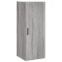 Aparador alto madera contrachapada gris Sonoma 34,5x34x180 cm de vidaXL, Aparadores - Ref: Foro24-3199063, Precio: 108,27 €, ...