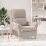 sillón Gris claro 76 x 94 x 102 cm tela