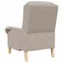 sillón Gris claro 76 x 94 x 102 cm tela