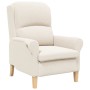 sillón Crema 76 x 94 x 102 cm tela