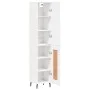 Hohes Sideboard Sperrholz glänzend weiß 34,5x34x180 cm von vidaXL, Sideboards - Ref: Foro24-3199123, Preis: 116,10 €, Rabatt: %