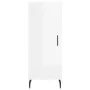 Tall white glossy plywood sideboard 34.5x34x180 cm by vidaXL, Sideboards - Ref: Foro24-3199123, Price: 116,08 €, Discount: %