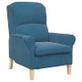 sillón Azul 76 x 94 x 102 cm Terciopelo