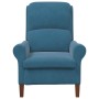 sillón Azul 76 x 94 x 102 cm Terciopelo