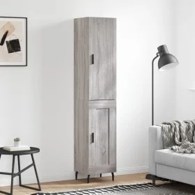Hohes Sonoma-Sideboard aus grauem Sperrholz, 34,5 x 34 x 180 cm von vidaXL, Sideboards - Ref: Foro24-3199127, Preis: 109,48 €...
