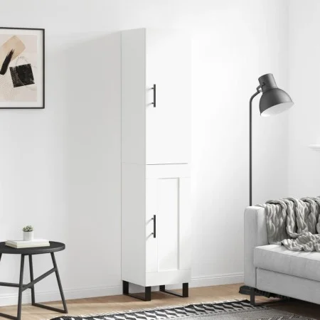 Hohes Sideboard aus weißem Sperrholz, 34,5 x 34 x 180 cm von vidaXL, Sideboards - Ref: Foro24-3199129, Preis: 106,21 €, Rabat...