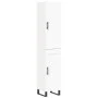 Aparador alto madera contrachapada blanco 34,5x34x180 cm de vidaXL, Aparadores - Ref: Foro24-3199129, Precio: 106,17 €, Descu...