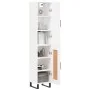 Hohes Sideboard aus weißem Sperrholz, 34,5 x 34 x 180 cm von vidaXL, Sideboards - Ref: Foro24-3199129, Preis: 106,21 €, Rabat...