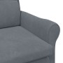 sillón Gris oscuro 76 x 94 x 102 cm Terciopelo