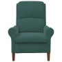 sillón Verde oscuro 76 x 94 x 102 cm Terciopelo