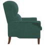 sillón Verde oscuro 76 x 94 x 102 cm Terciopelo