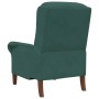 sillón Verde oscuro 76 x 94 x 102 cm Terciopelo