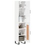 Hochglänzendes Sideboard aus weißem Sperrholz, 34,5 x 34 x 180 cm von vidaXL, Sideboards - Ref: Foro24-3199131, Preis: 115,74...