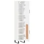 Hochglänzendes Sideboard aus weißem Sperrholz, 34,5 x 34 x 180 cm von vidaXL, Sideboards - Ref: Foro24-3199131, Preis: 114,31...