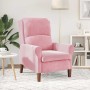 sillón Rosa 76 x 94 x 102 cm Terciopelo