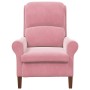 sillón Rosa 76 x 94 x 102 cm Terciopelo