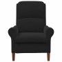 sillón Negro 76 x 94 x 102 cm Terciopelo