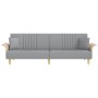 Sofá cama con reposabrazos tela gris claro von vidaXL, Sofas - Ref: Foro24-351887, Preis: 297,64 €, Rabatt: %