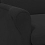 sillón Negro 76 x 94 x 102 cm Terciopelo
