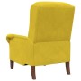 sillón Amarillo 76 x 94 x 102 cm Terciopelo