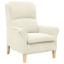 sillón Crema 76 x 94 x 102 cm Terciopelo